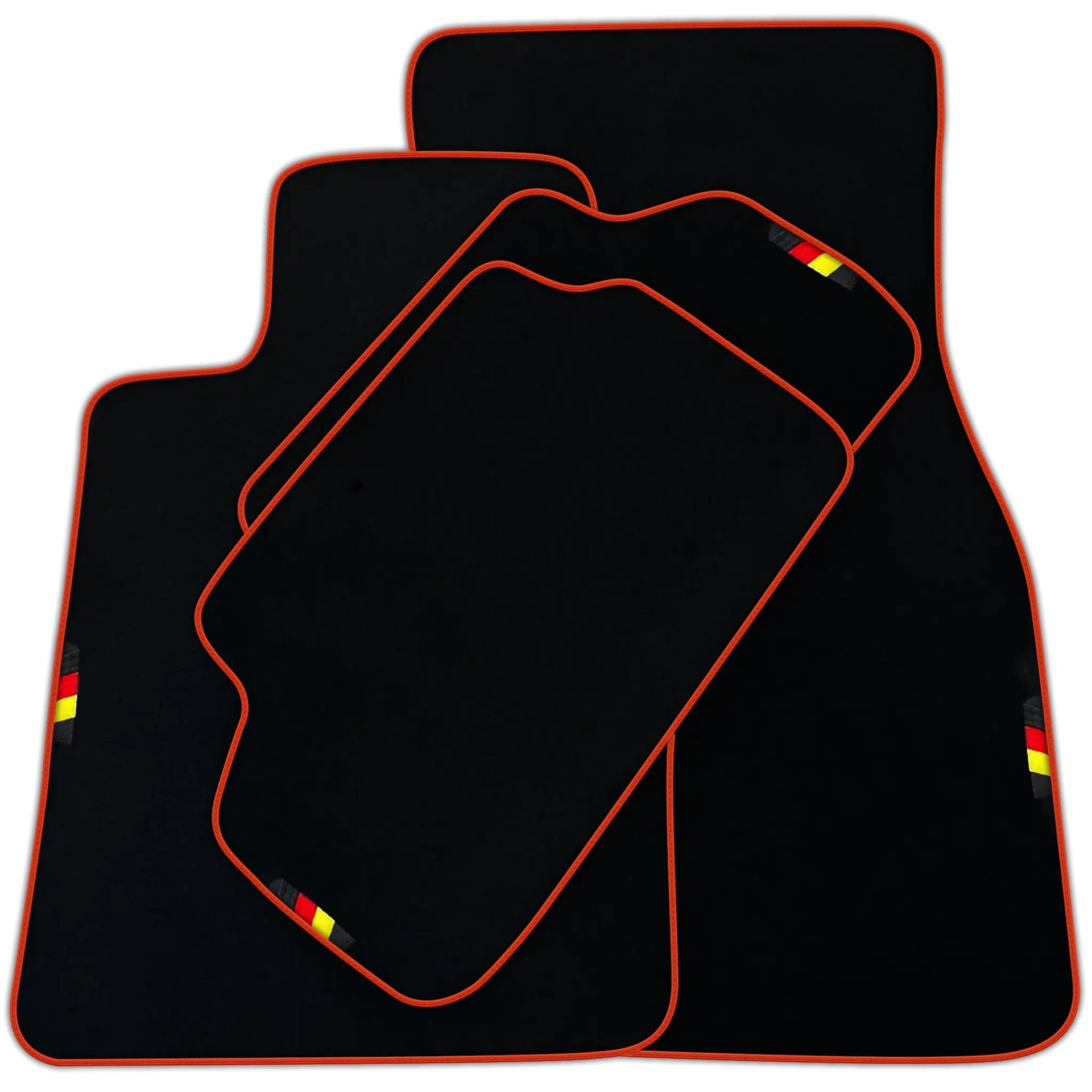 Black Floor Mats For BMW 6 Series E63 Germany Edition AutoWin Brand | Various Trim Colors