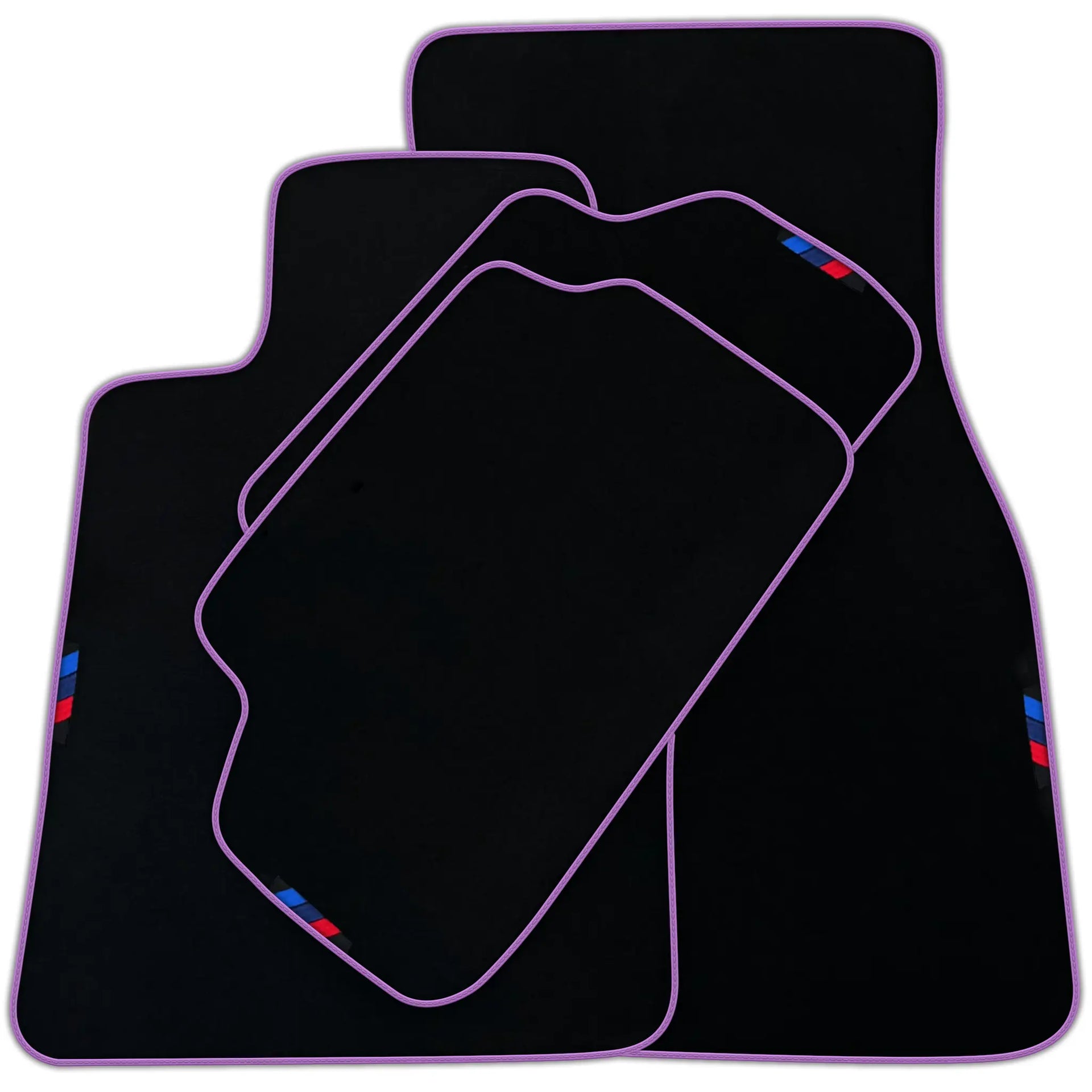 Black Floor Mats For BMW Z4 Series G29 With 3 Color Stripes Tailored Set Perfect Fit | Various Trim Colors