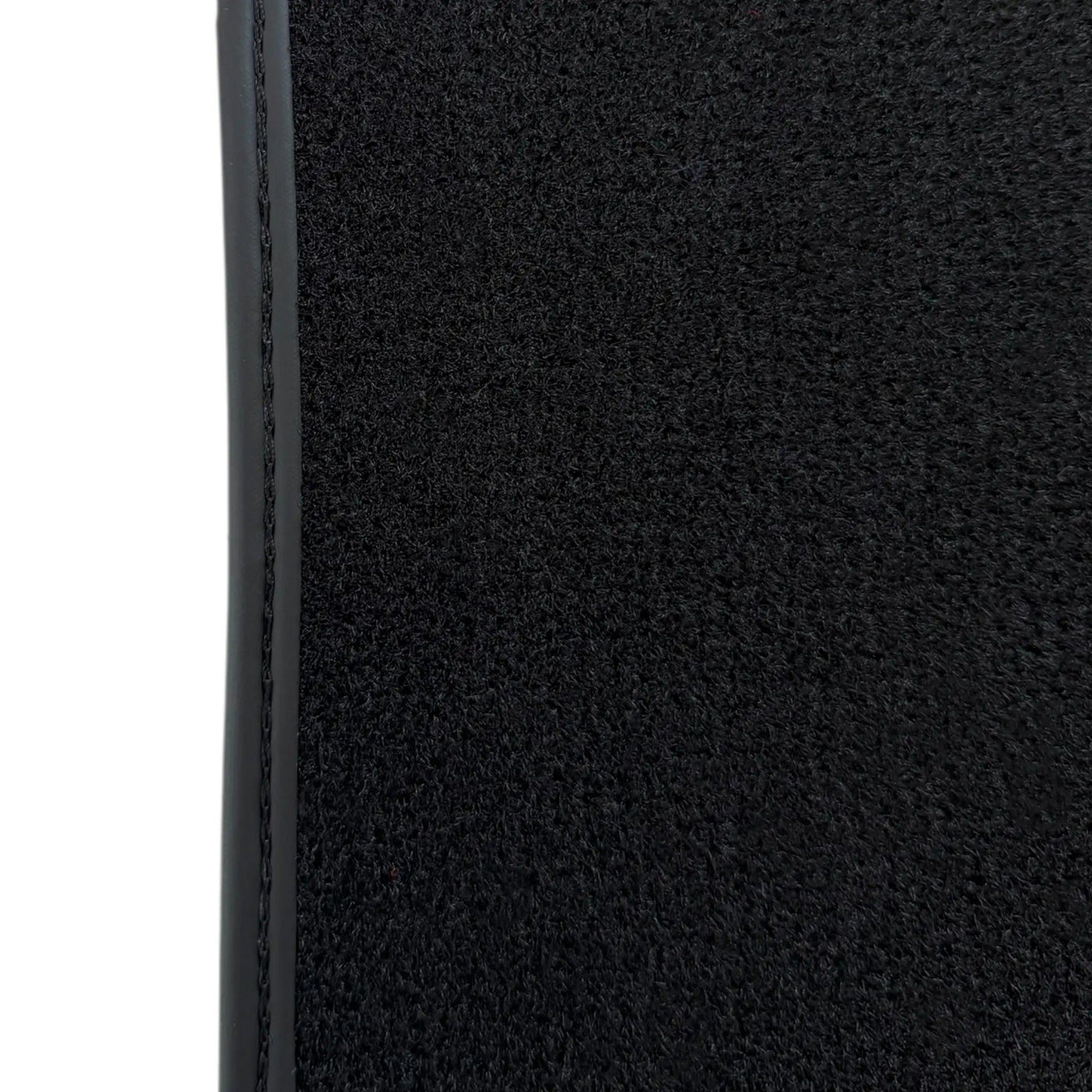 Black Floor Mats for BMW U06 (2022-2026) | Green Leather Borders