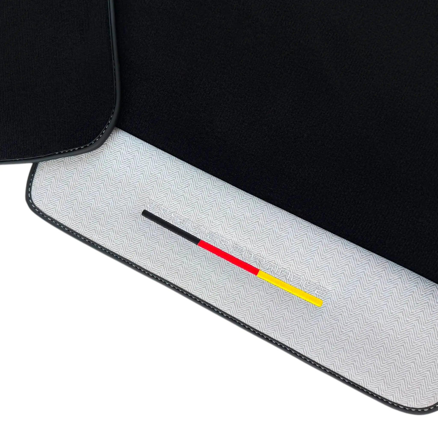 Black Floor Mats for BMW 1 Series F70 with Gray Leather