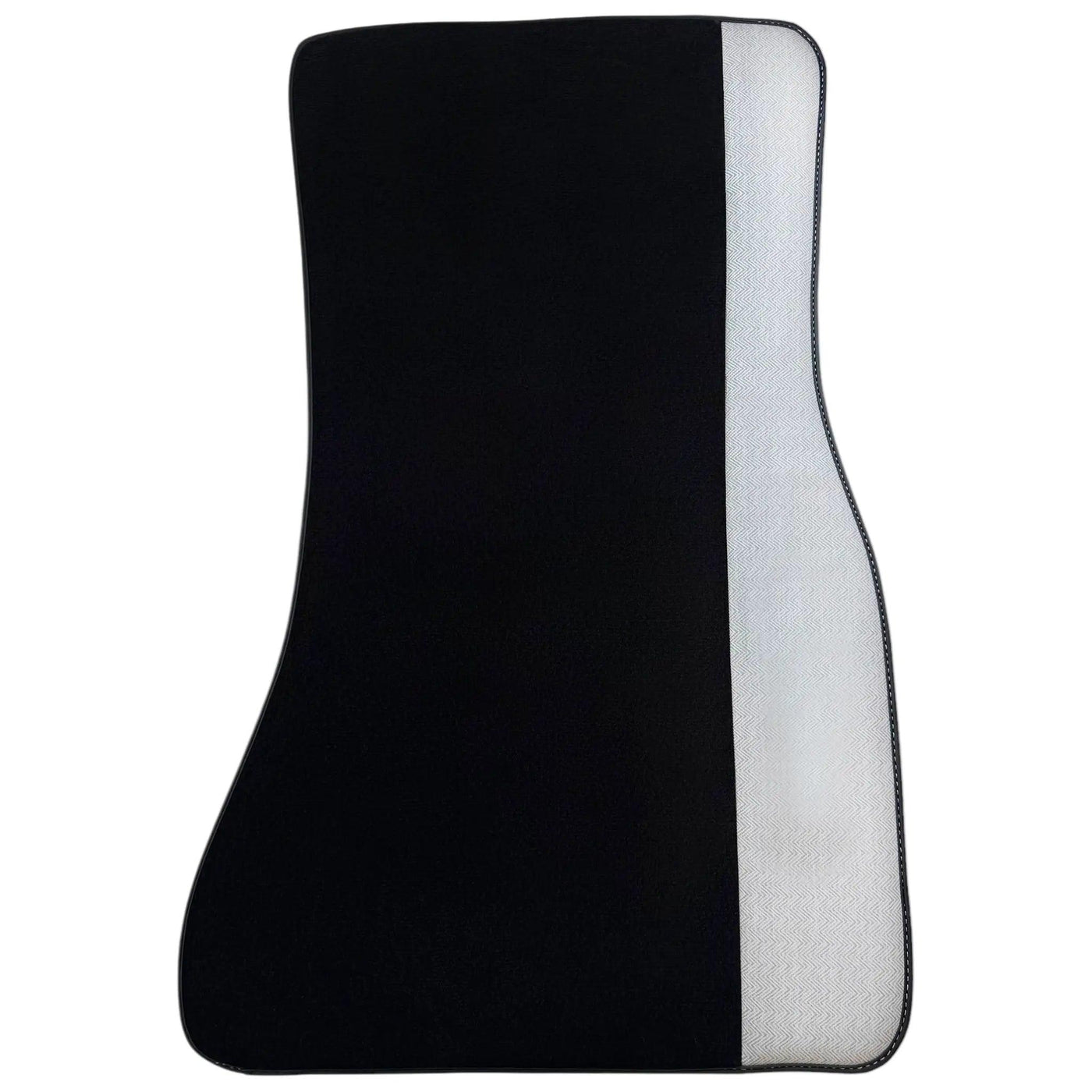 Black Floor Mats for BMW Gran Tourer F46 (2015-2022) 5 Seats with Gray Leather Borders