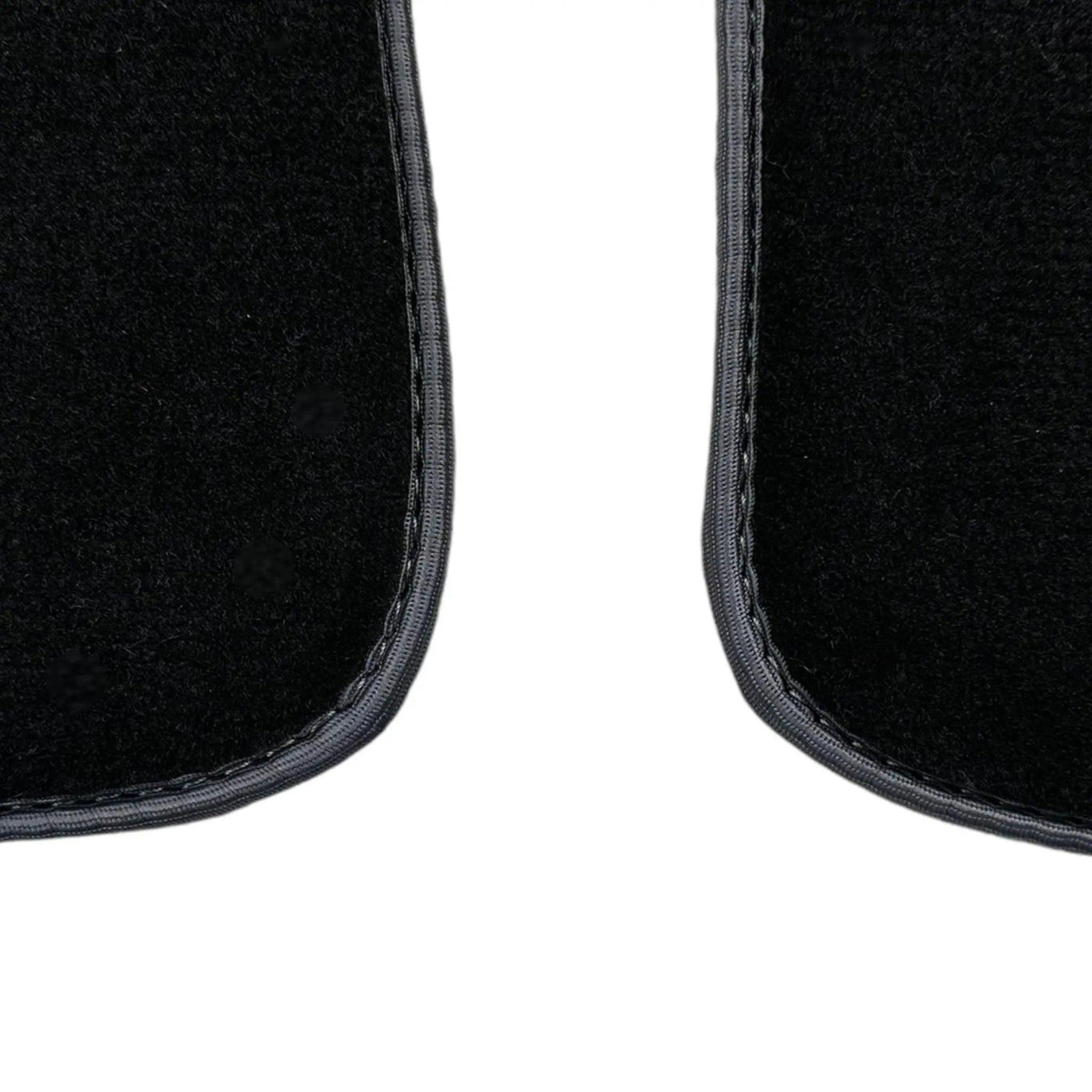 Black Floor Mats for Mini Cabrio F57 Convertible (2016-2023) with Gray Trim - AutoWin