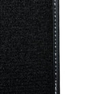 Black Floor Mats for Mini Clubman F54 (2019-2023) with Leather - AutoWin