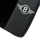 Black Floor Mats for Mini Countryman F60 Hybrid (2020-2023) with Leather - AutoWin