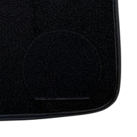 Black Floor Mats for Rolls Royce Ghost Series II (2021-2024) with Green Leather
