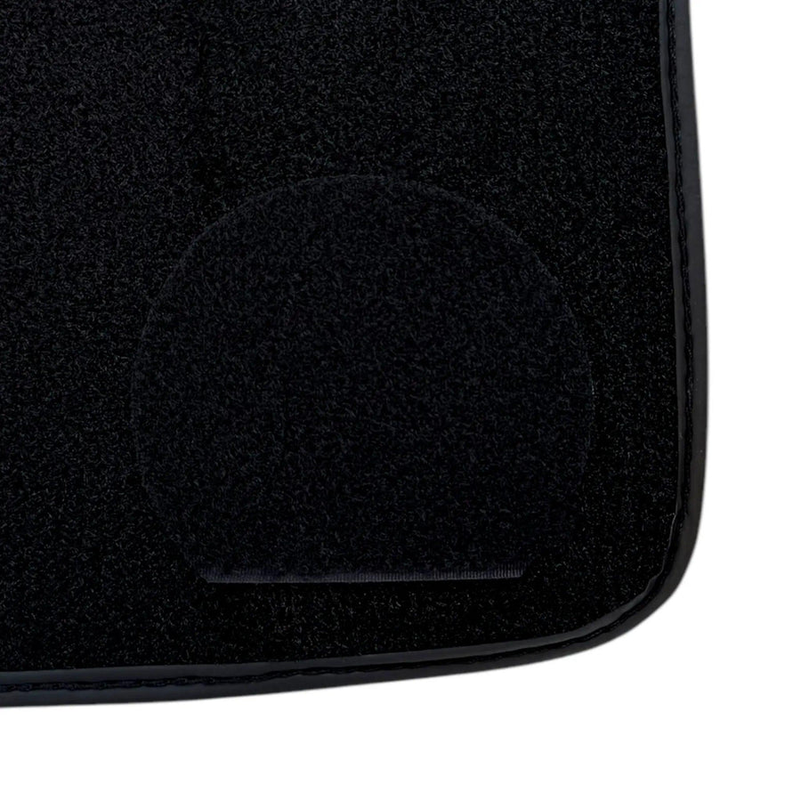Black Floor Mats for Rolls Royce Spectre (2023-2024) with Green Leather
