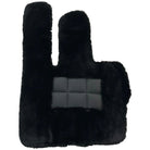 Black Sheepskin Floor Mats For Mercedes Benz A-Class W169 (2004-2012) | ER56 Design - AutoWin