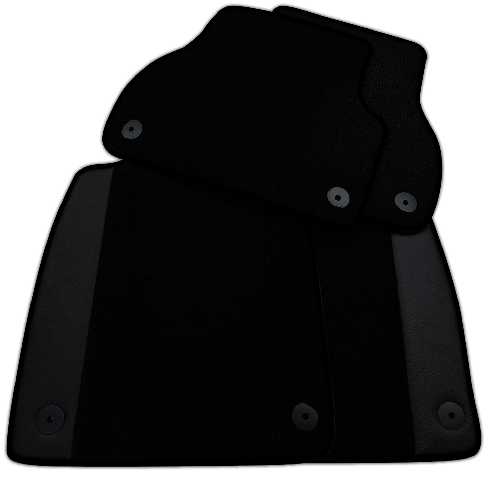 Customizable Black Floor Mats for Audi A8 D3 (2002-2010)