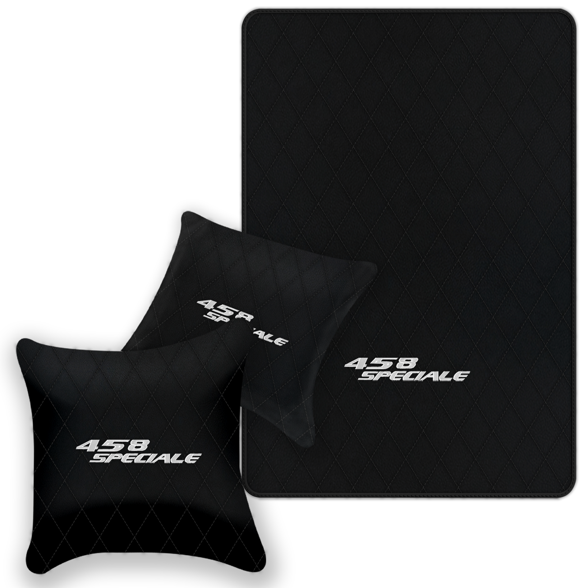 Premium Black Leather Floor Mats for Ferrari 296 GTS (2022-2025)