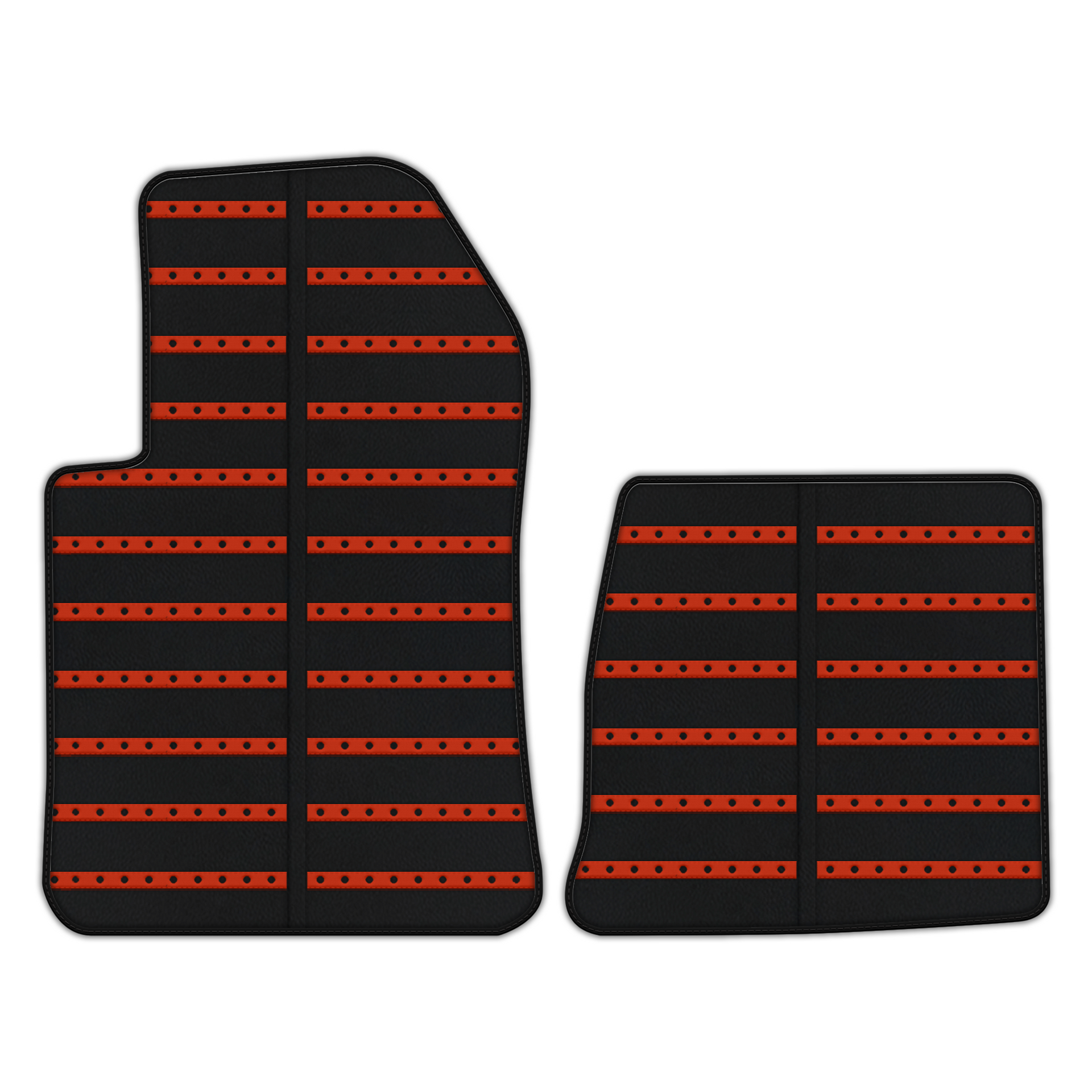 Leather Floor Mats with Daytona Design for Ferrari 599 GTB Fiorano (2006-2012)