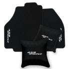 Premium Black Leather Floor Mats for Ferrari 296 GTS (2022-2025)