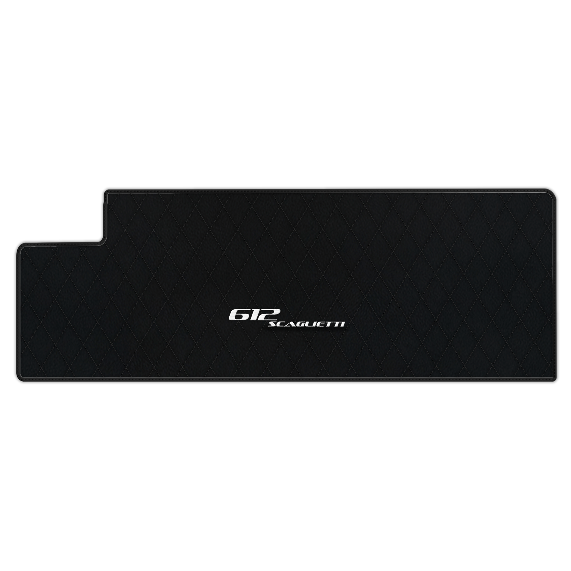 Luxury Black Leather Floor Mats for Ferrari 612 Scaglietti (2005-2011)