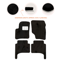 Premium Quality Sheepskin Floor Mats for Porsche 550 (1953-1956)