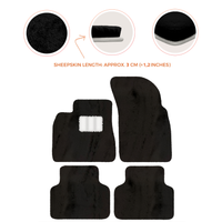 Premium Luxury Sheepskin Floor Mats for Bentley Bentayga 2015-2023