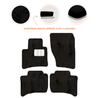 Premium Sheepskin Floor Mats for Porsche Cayenne (2010-2018)