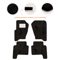 Luxury Sheepskin Floor Mats for Land Rover Discovery (2017-2026)