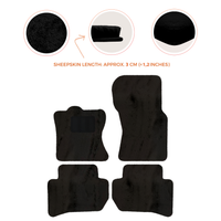 Premium Sheepskin Floor Mats for 2010-2013 Range Rover Sport