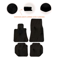 Premium Sheepskin Floor Mats for Bentley Continental GTC (2011-2018)