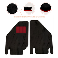 Premium Sheepskin Floor Mats for Ferrari Purosangue (2023-2024)