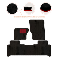 Luxury Sheepskin Floor Mats for Land Rover Discovery (2017-2026)
