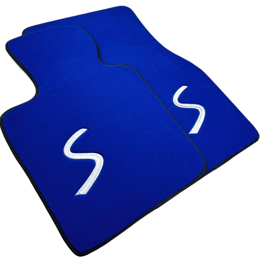 Blue Floor Mats for Mini Clubman F54 (2015-2019) - AutoWin