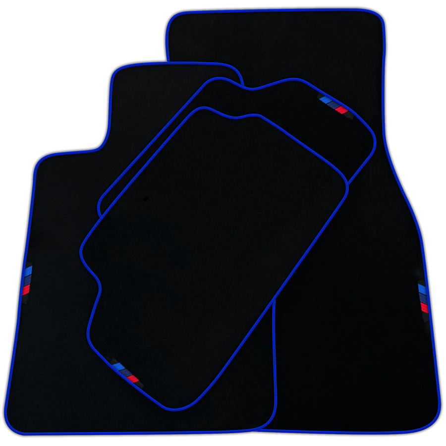 Black Mats For BMW 1 Series F70 | Black Trim | Various Trim Colors