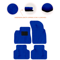 Premium Luxury Sheepskin Floor Mats for Bentley Bentayga 2015-2023