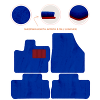 Premium Sheepskin Floor Mats for 2003-2007 Land Rover Freelander