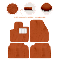 Luxury Sheepskin Floor Mats for Land Rover Discovery Sport (2015-2019)