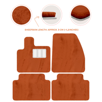 Premium Sheepskin Floor Mats for Range Rover Evoque (2016-2024)