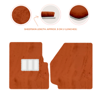Premium Sheepskin Floor Mats for Land Rover Discovery (2004-2009)