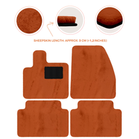 Premium Sheepskin Floor Mats for Range Rover Evoque (2016-2024)