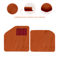 Sheepskin Floor Mats for Aston Martin Vulcan (2015-2016) Track Car - Luxury