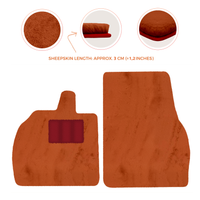 Luxury Sheepskin Floor Mats for Lamborghini Revuelto 2024-2025