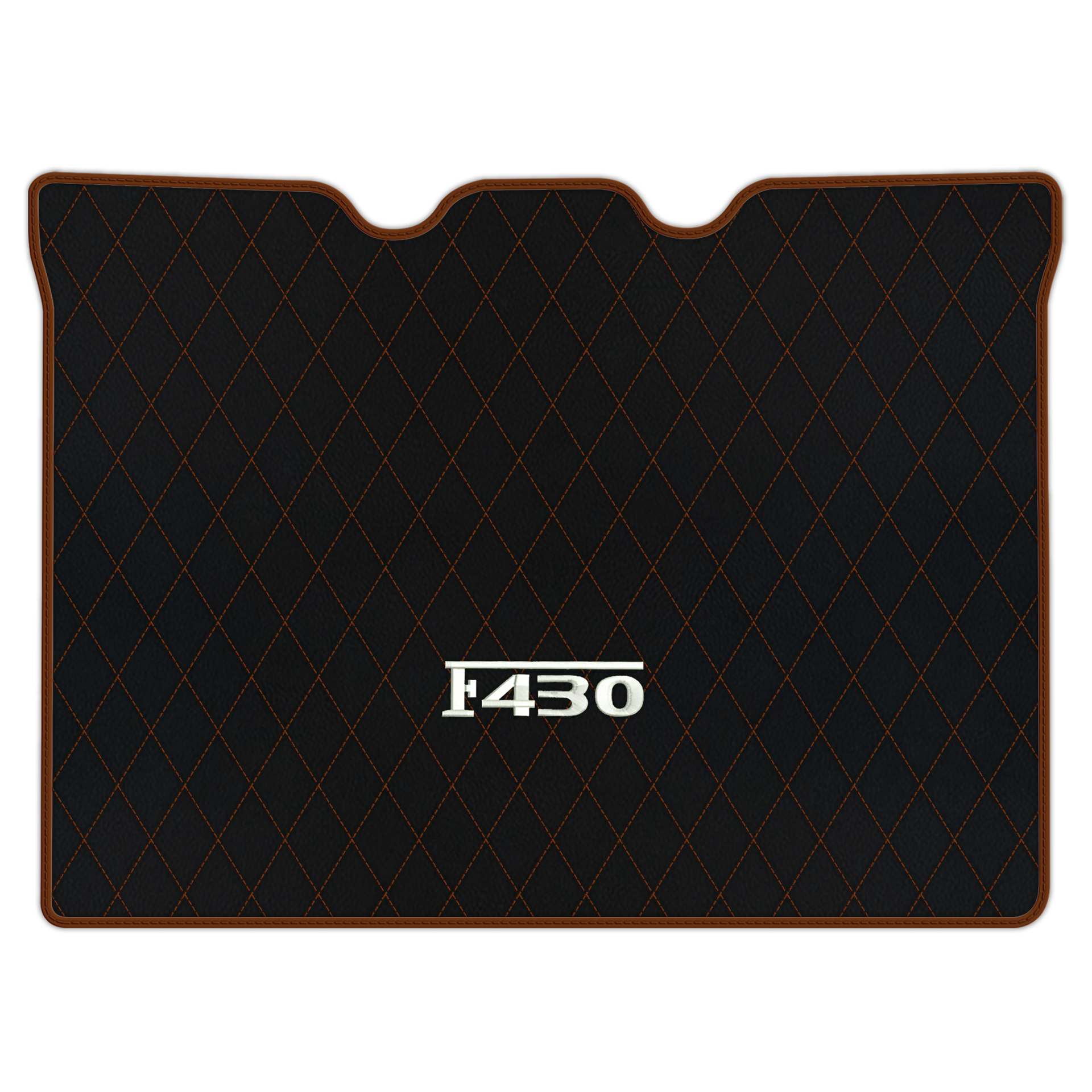 Luxury Black Leather Floor Mats for Ferrari F355 (1994-1999)
