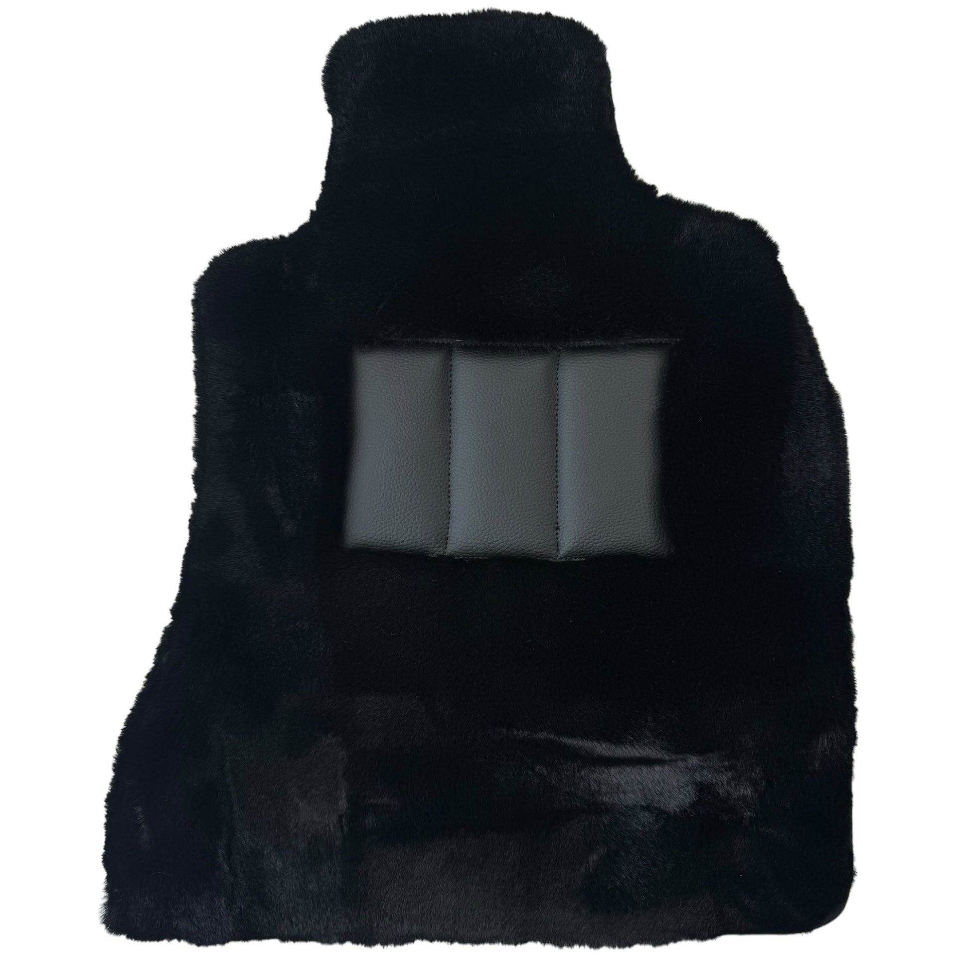 Black Sheepskin Floor Floor Mats For BMW 7 Series G12