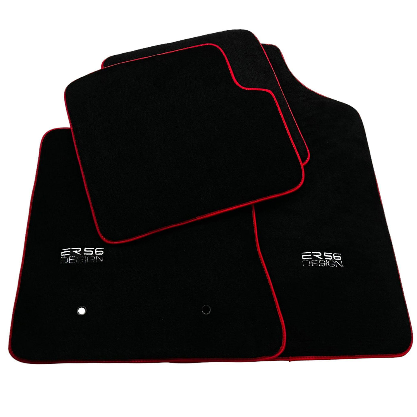 Black Floor Mats For Toyota Corolla E12 (2001-2007) ER56 Design - AutoWin