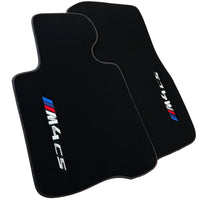 Black Floor Mats for BMW M4 CS G82 Coupe (2021-2025) - AutoWin