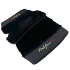 Black Sheepskin Floor Mats for Ferrari Portofino M (2018-2023) with Leather - AutoWin