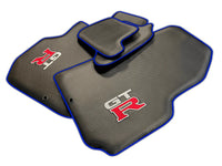 Carbon Leather Floor Mats For Nissan GT-R | Various Trim Colors