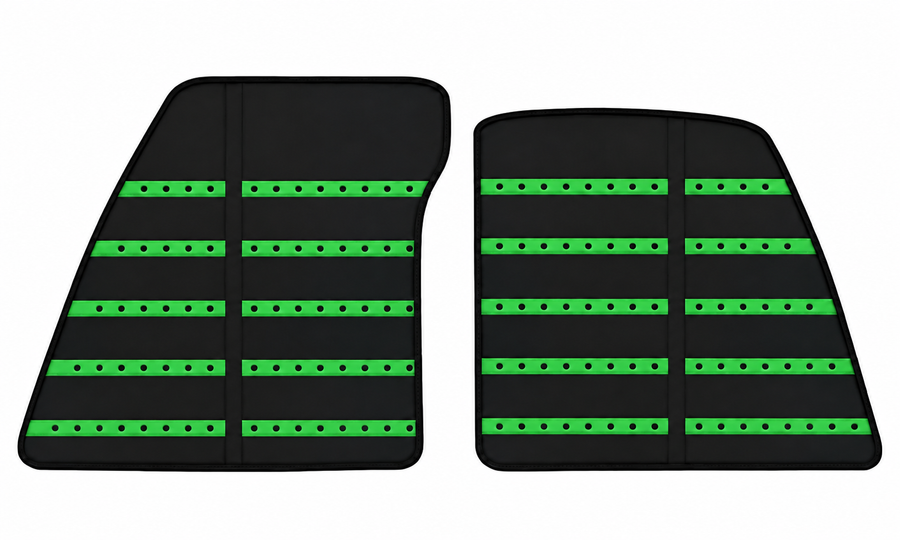 フェラーリ849テスタロッサ(2026-2027)用ブラックレザーカーマットデイトナパターン