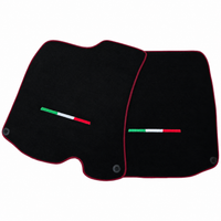 Black Floor Mats for Ferrari Amalfi (2025-2027) Italian Edition