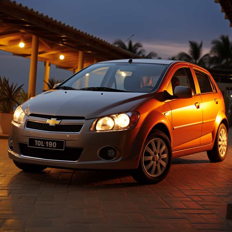 Autowin のシボレー カロス (2002-2011) 用プレミアム フロア マット