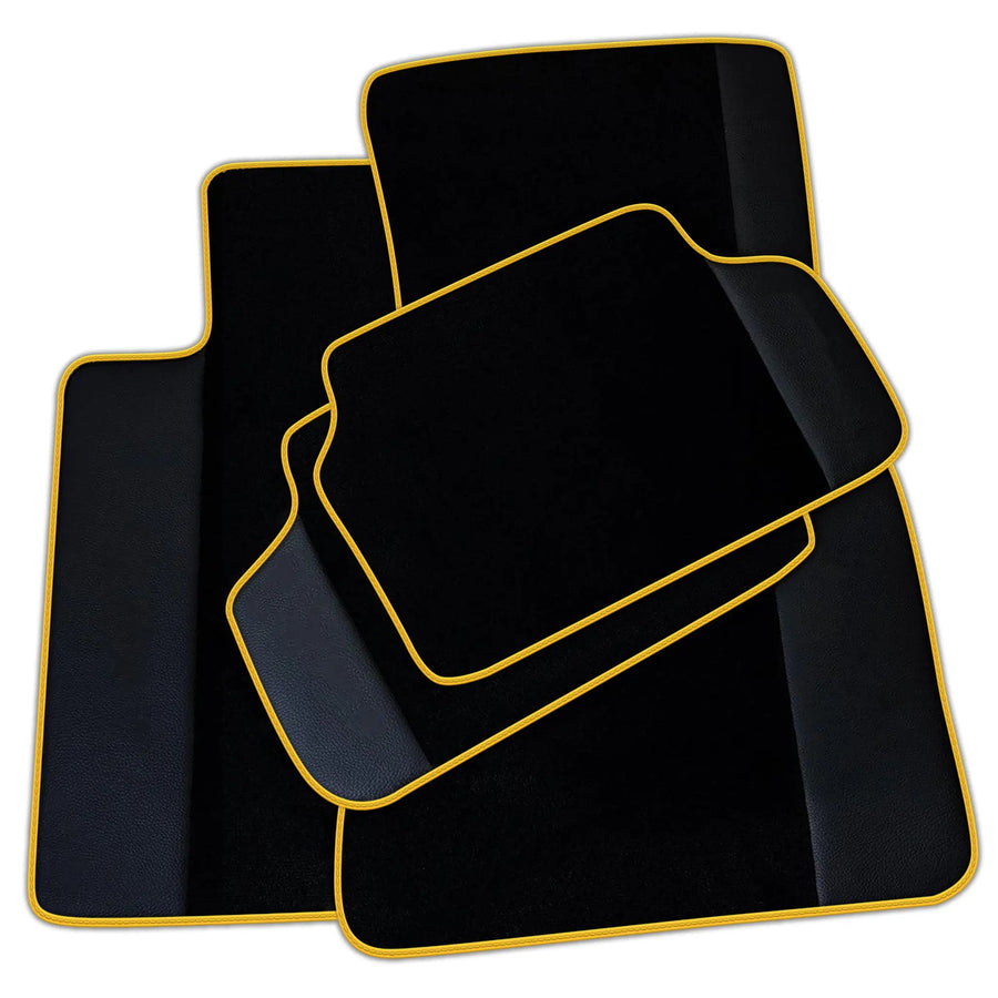 Customizable Black Mats For BMW Gran Tourer F46 (2015-2022) 7 Seats With Leather