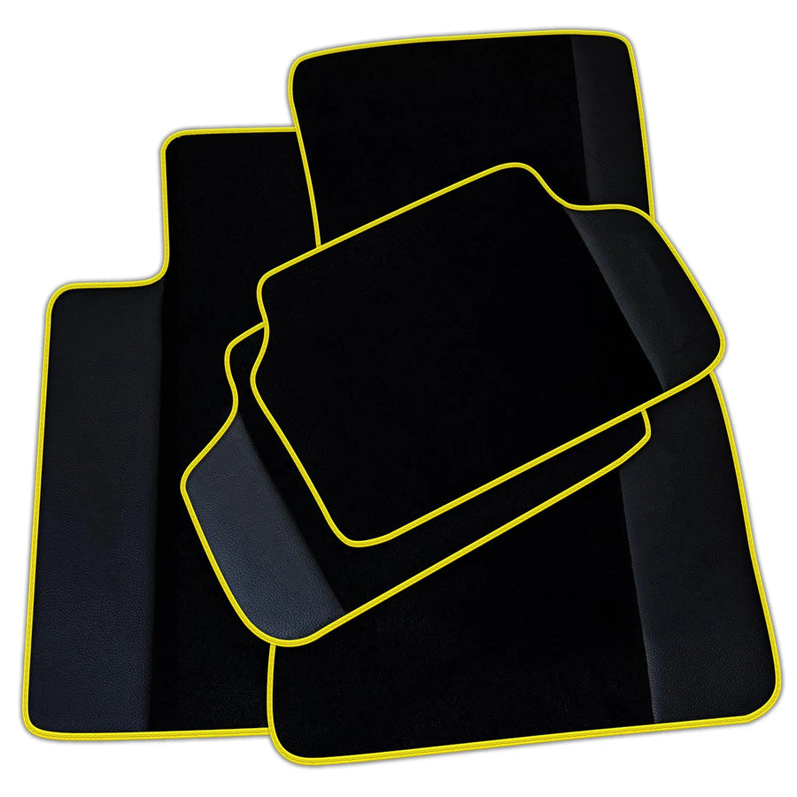 Customizable Black Mats For BMW G60 (2023-2026) Sedan With Leather