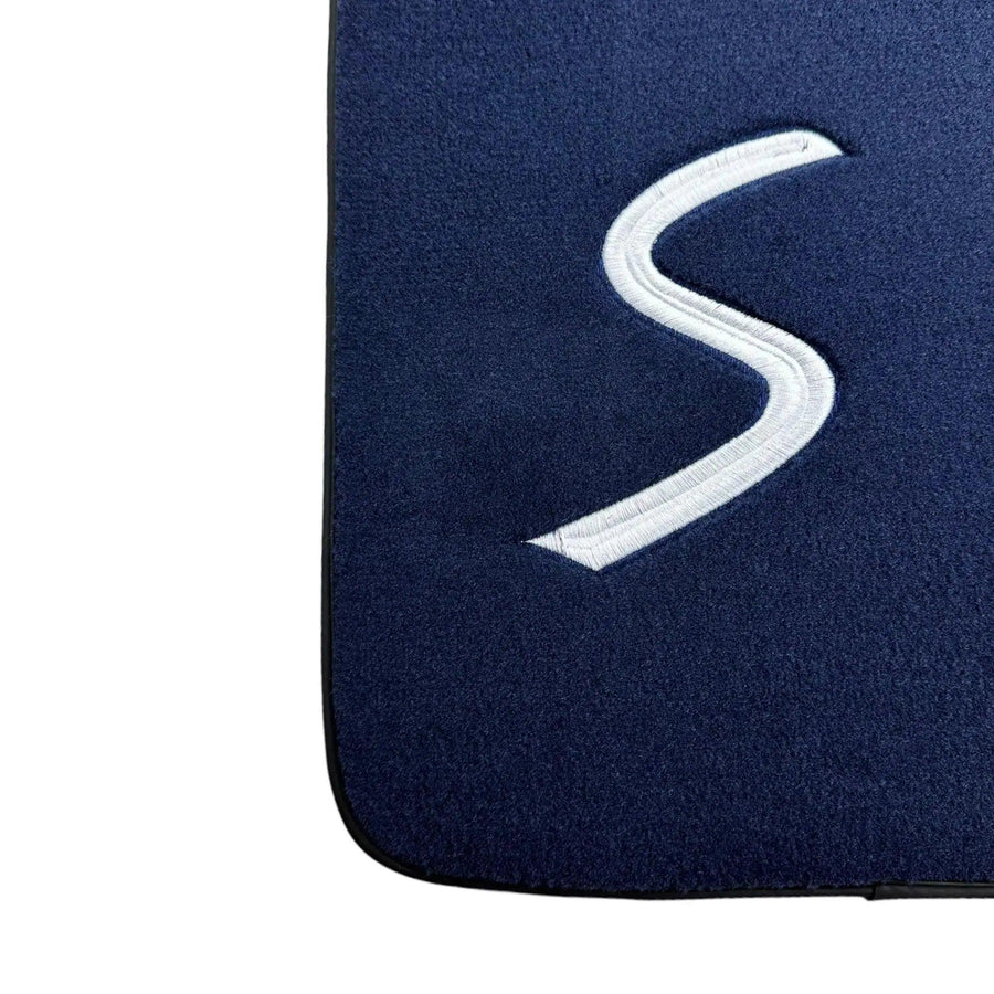 Dark Blue Floor Mats for Mini Clubman F54 (2015-2019) - AutoWin