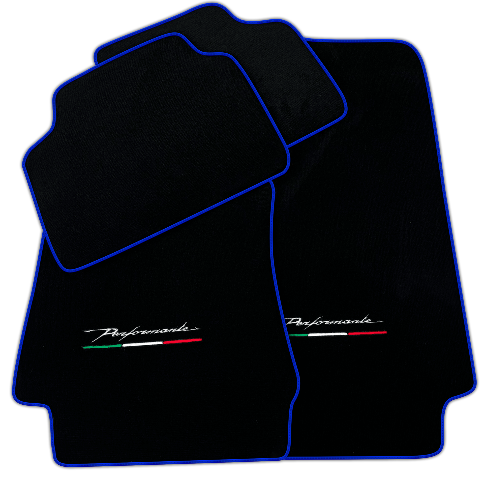 Black Floor Mats for Alfa Romeo Giulia (2016-2024) Rear Wheel Drive