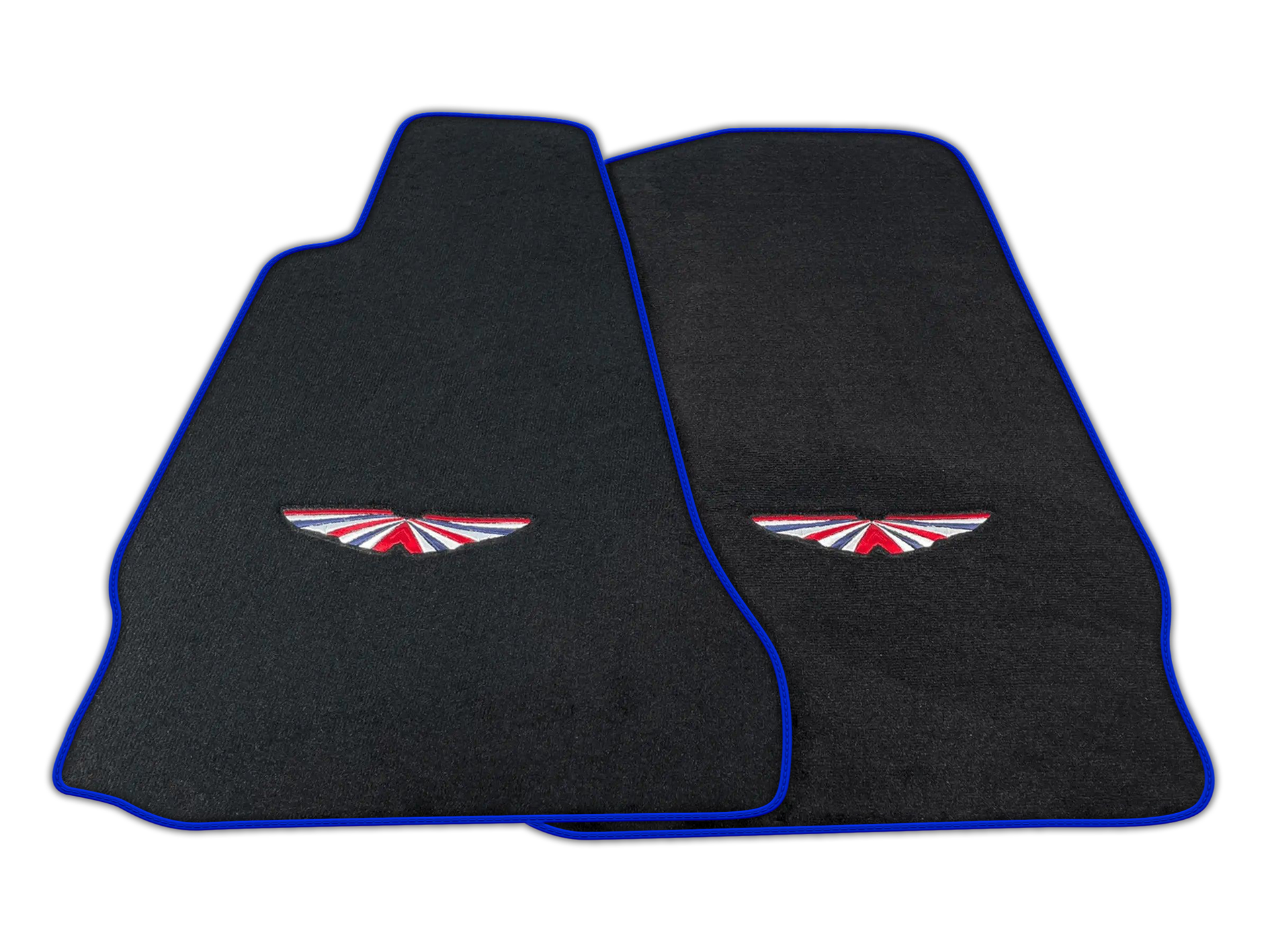 Black Floor Mats For Aston Martin V12 Vanquish (2012-2018) 2-door Coupe | ER56 Design