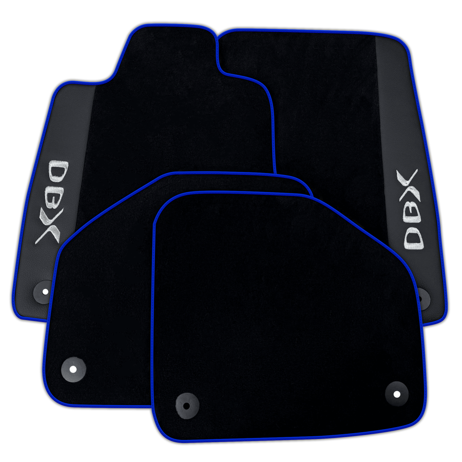 Black Floor Mats for Aston Martin DBX707 (2022-2026) SUV707 (2022-2026) SUV with Leather