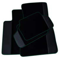 Black Floor Mats for BMW 2 Series M5 G90 (2023-2026) Sedan with Leather | Various Trim Colors